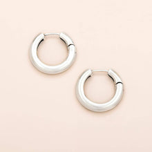 Load image into Gallery viewer, Refined Earring Collection - Med Stellar Hoop/Silver