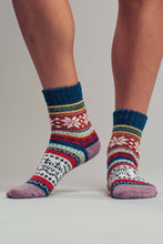 Load image into Gallery viewer, Fair Isle Knit Socks