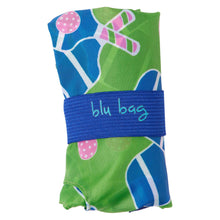 Load image into Gallery viewer, PICKLEBALL FUN Reusable Shopper blu Bag