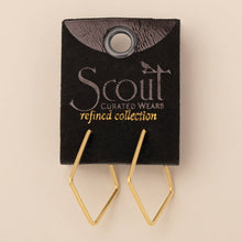 Load image into Gallery viewer, Refined Earring Collection - Orion Diamond Hoop/Gold