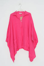 Load image into Gallery viewer, 100% linen tunic REF. 11645: Taupe