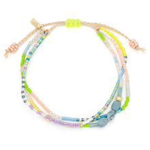 Load image into Gallery viewer, Mixed Media Bracelet - Harmony/Blue Howlite/Gold