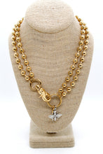 Load image into Gallery viewer, Queen Bee Convertible Gold Chain Necklace