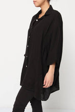 Load image into Gallery viewer, 100% Linen Shirt REF. 2858: Duck Green