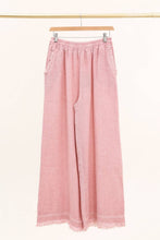 Load image into Gallery viewer, Raw Hem Linen Pants