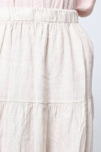 Load image into Gallery viewer, 100% Linen Skirt REF. 8348: TOBACCO