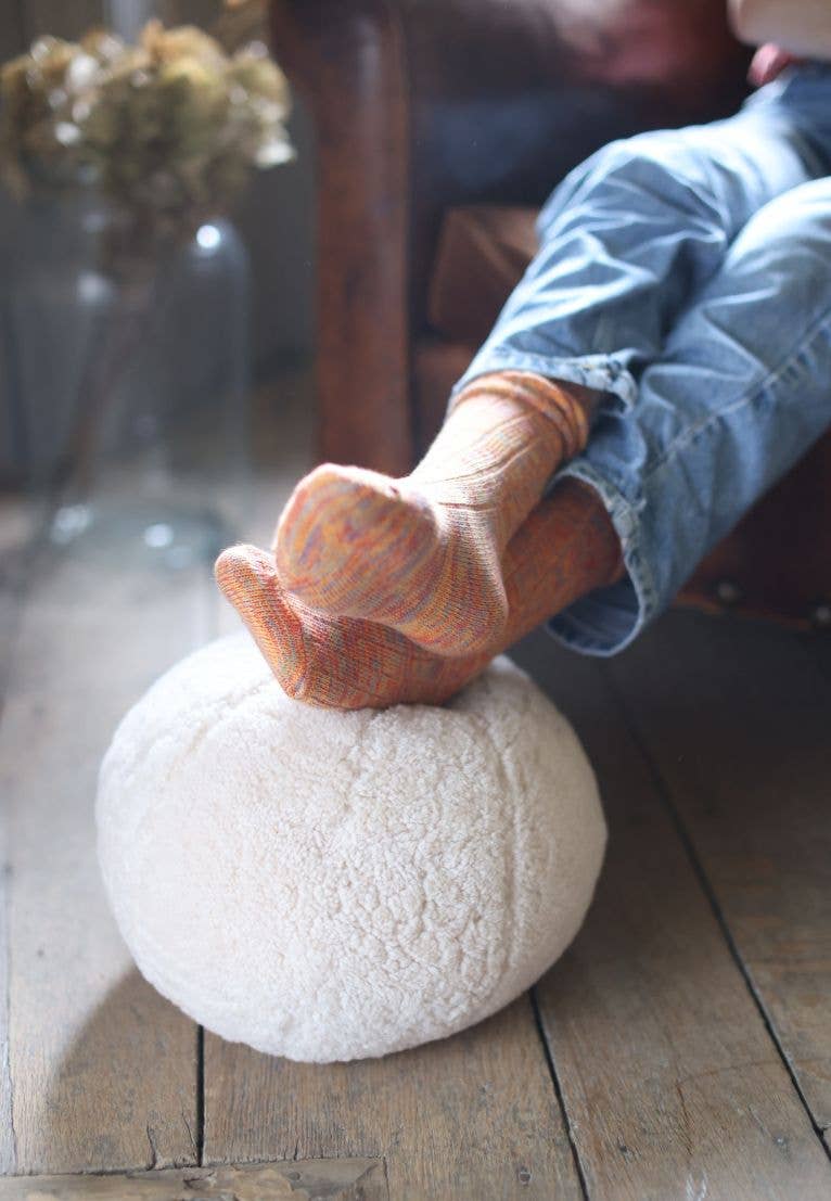 Sheepskin Ball Swedish Moonlight Cream | Cushion Ball