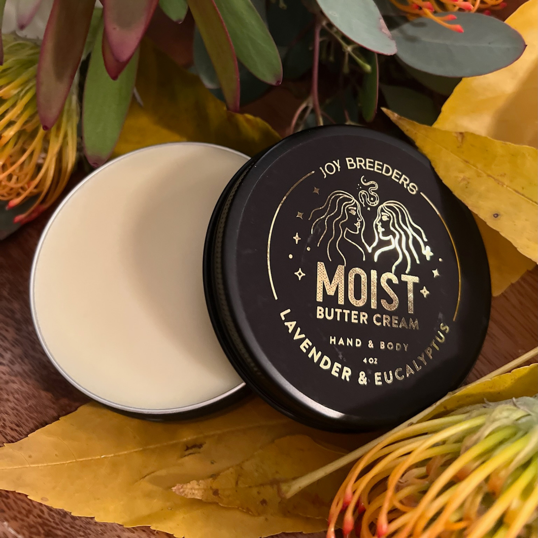 MOIST | Hand & Body Butter Cream: Lavender & Eucalyptus / 4oz