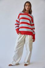 Load image into Gallery viewer, Striped Crew Sweater