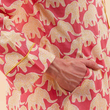 Load image into Gallery viewer, ELEPHANTS PINK Night Shirt: XL