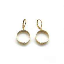 Load image into Gallery viewer, Simple Infinity 24K Gold Plated Earrings 