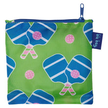 Load image into Gallery viewer, PICKLEBALL FUN Reusable Shopper blu Bag