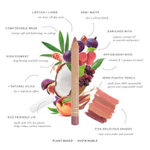 Load image into Gallery viewer, Natural Lipstick Crayon in Lychee Sorbet