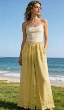 Load image into Gallery viewer, Raw Hem Linen Pants