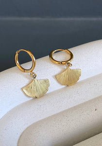 Gingko earrings