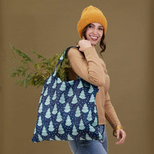 Load image into Gallery viewer, WINTER TREES blu Bag Reusable Shopper Tote