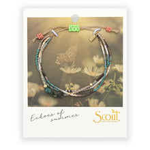 Load image into Gallery viewer, Mixed Media Bracelet - Transformation/African Turquoise/Gold