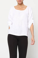 Load image into Gallery viewer, 3/4 Sleeve Linen Blouse