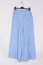 Load image into Gallery viewer, Button Leg Linen Trousers