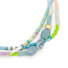 Load image into Gallery viewer, Mixed Media Bracelet - Harmony/Blue Howlite/Gold