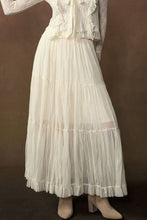 Load image into Gallery viewer, Tulle Tiered Ruffle High-Waist Maxi Skirt