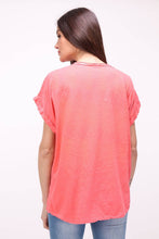 Load image into Gallery viewer, Sequin Edged Linen Blouse
