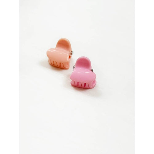 Mini Heart Hair Claw Clip
