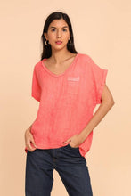 Load image into Gallery viewer, Sequin Edged Linen Blouse