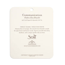 Load image into Gallery viewer, Chakra Glow Bracelet - Communication/Throat/Gold