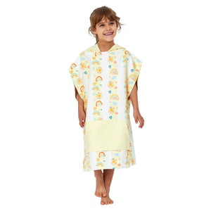 Dock & Bay Kids Poncho - Kids - Rainbow Road: Age 2 to 4