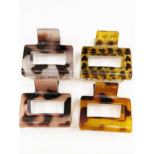 Load image into Gallery viewer, Tortoise Shell Pattern Leopard Claw Clips
