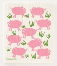 Load image into Gallery viewer, Piggies Swedish Dishcloth