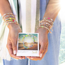 Load image into Gallery viewer, Mixed Media Bracelet - Transformation/African Turquoise/Gold
