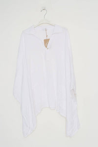 100% linen tunic REF. 11645: Taupe