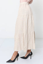 Load image into Gallery viewer, 100% Linen Skirt REF. 8348: TOBACCO