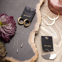 Load image into Gallery viewer, Refined Earring Collection - Med Stellar Hoop/Silver