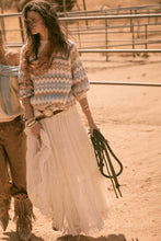 Load image into Gallery viewer, Tulle Tiered Ruffle High-Waist Maxi Skirt