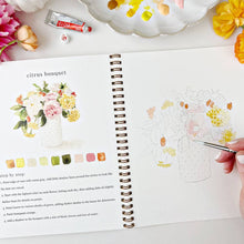 Load image into Gallery viewer, Bouquets watercolor workbook