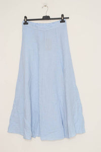 100% Linen Skirt REF.8304: Beige
