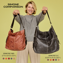 Load image into Gallery viewer, Simone Md Leather Shoulder Bag