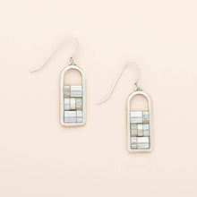 Load image into Gallery viewer, Good Karma Miyuki Frame Earring - Frost/Silver