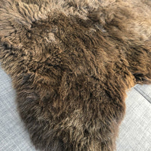 Load image into Gallery viewer, Natural British Brown Sheepskin Rug Hygge Nordic Decor: Medium