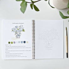 Load image into Gallery viewer, Bouquets watercolor workbook