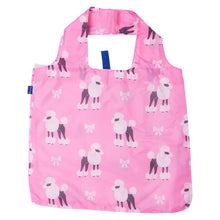 Load image into Gallery viewer, HELLO POODLE Reusable Shopper blu Bag