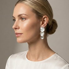 Load image into Gallery viewer, Silver Chakra Earring