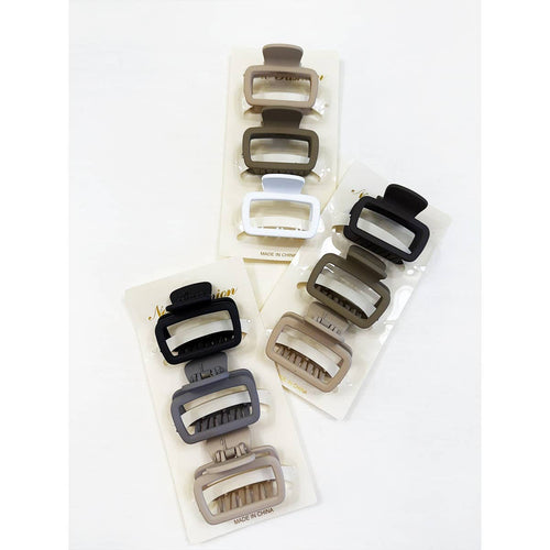 Modern Open Rectangle Hair Clip