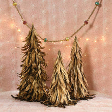 Load image into Gallery viewer, Feather Tree - Med - Gold Luster