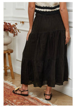 Load image into Gallery viewer, 100% Linen Skirt REF. 8348: TOBACCO