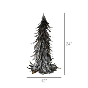 Feather Tree, Silver - Med