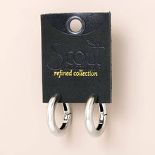Load image into Gallery viewer, Refined Earring Collection - Med Stellar Hoop/Silver
